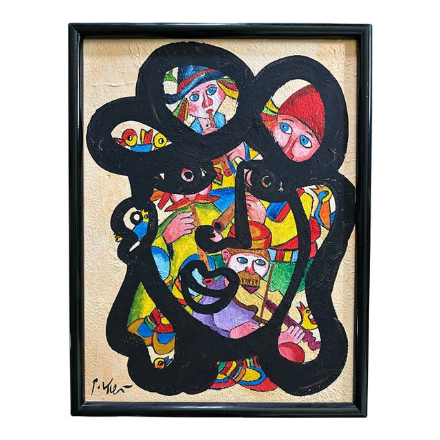 Rare, Original Painting, Peter Keil For Sale