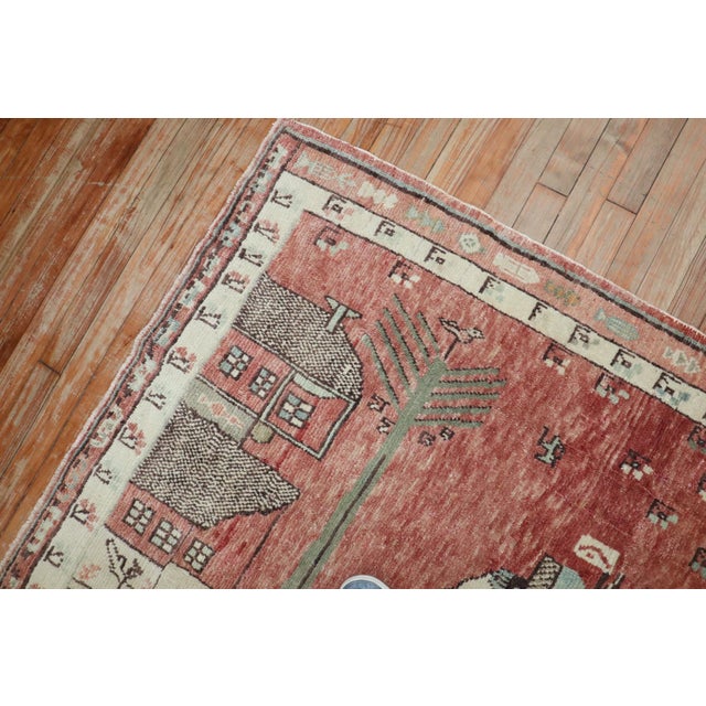 mid 20th Century Turkish pictorial Rug