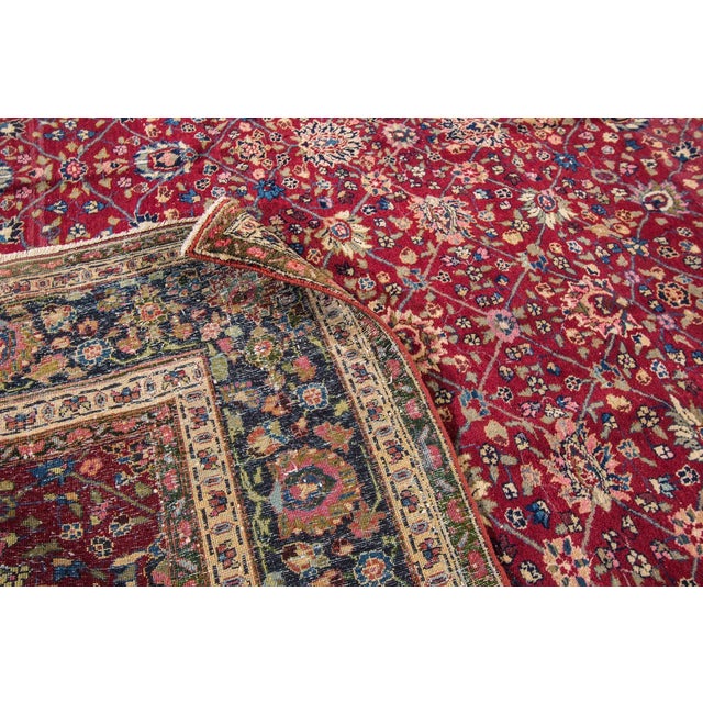 American 20th Century Tabriz Wool Rug For Sale - Image 3 of 8