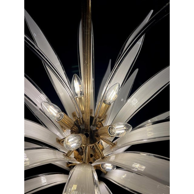 1970s Vintage Chandelier by Vistosi Palms, 1970 For Sale - Image 5 of 16