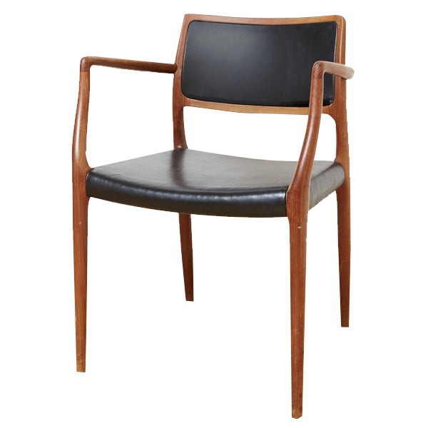 Model 65 Chair in Teak by Niels Otto Møller for J.L. Møllers, 1960s For Sale
