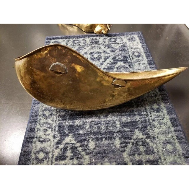 Vintage Italian Art Deco Brass Water Cistern & Basin/Lavabo by Egidio Casagrande For Sale In New Orleans - Image 6 of 12