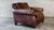 Ralph Lauren Leather and Paisley Velvet Club Chair For Sale In Boston - Image 6 of 16