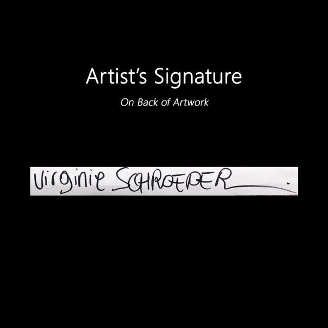 "Can You See Me Jimi Hendrix" Original Op Art Pop Icon Portrait Painting by Virginie Schroeder For Sale - Image 9 of 9