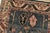 Heriz Rug 3’9” X 5’8” Blue Wool Vintage Tribal Hand-Knotted Oriental Carpet For Sale In Philadelphia - Image 6 of 12