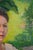 American 1960s Portrait Painting of a Woman Wearing Lavender in a Garden by Sol Jasner For Sale - Image 3 of 6