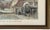 Vintage Framed European Market Street Scene Print by Henry Van Den Bogaard For Sale - Image 9 of 10