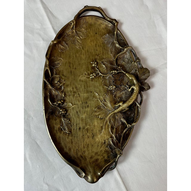 Antique Art Nouveau Trinket Tray, 1890s For Sale - Image 11 of 11