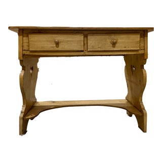 Late 19th Century Heart Pine Desk For Sale