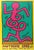 Keith Haring, Swing Yellow, Montreux Jazz Festival, Original Signed Silkscreen Print For Sale
