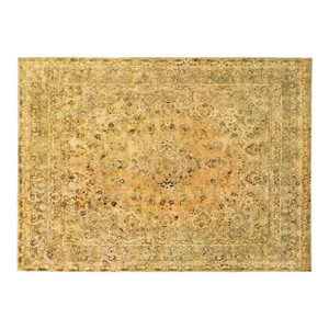 Vintage Persian Kerman Oriental Rug, Room Size, with Central Medallion