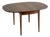 1960s Walnut Scalloped Dining Table For Sale