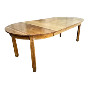 A. Brandt Ranch Oak Fort Worth 84” Oval Dining Table - Rare Vintage Find From Mid 20th Century
