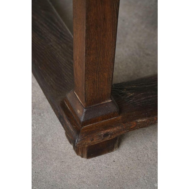 Danish Baroque Primitive Side Table in Pine, Early 19th Century For Sale - Image 11 of 18