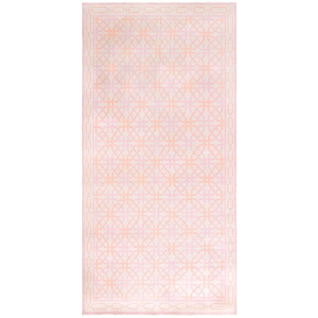 Doris Leslie Blau Vintage Indian Dhurrie Rug For Sale