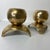 Late 20th Century Pair of Vintage Solid Brass Ball Candle Holders – Made in Thailand For Sale - Image 5 of 11