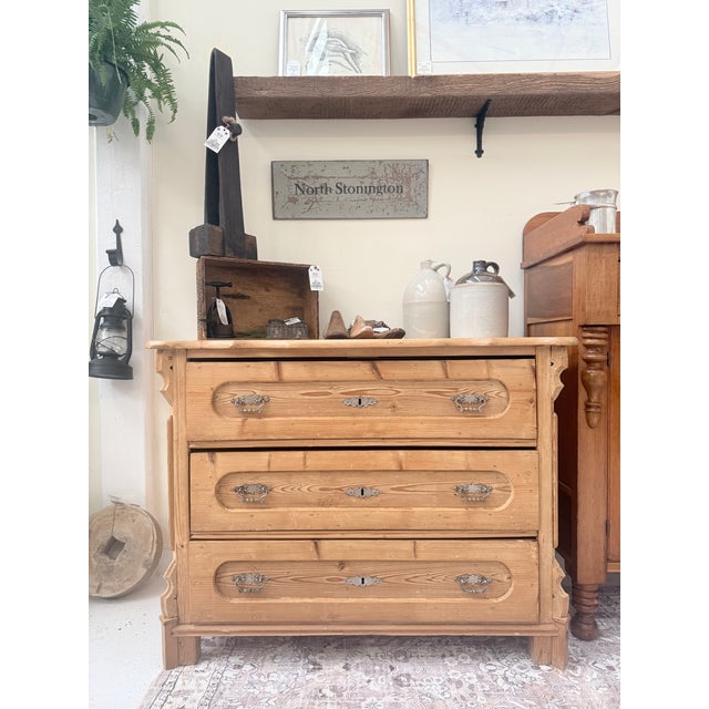 Antique English Pine Chest of Drawers For Sale - Image 9 of 9