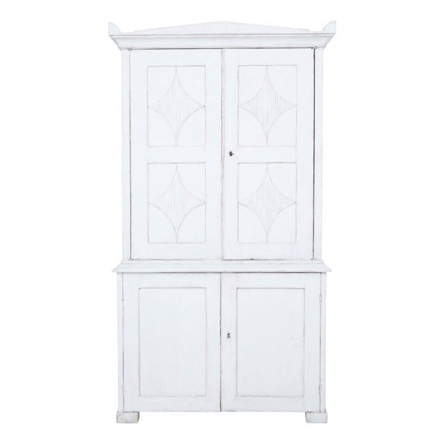Swedish Painted Cupboard, 1820 For Sale