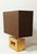 Mid-Century Modern Table Lamp in Birch Burl, 1970s For Sale - Image 3 of 14