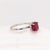 2020s 1.7Ct Ruby Ring With Earth Mined Diamonds Halo: Solid 14k Gold, Cushion Cut 7mm, Size 6.75 For Sale - Image 5 of 14