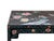 1970s Chinese Black Lacquer Flower Birds Graphic Rectangular Low Coffee Table For Sale - Image 9 of 13