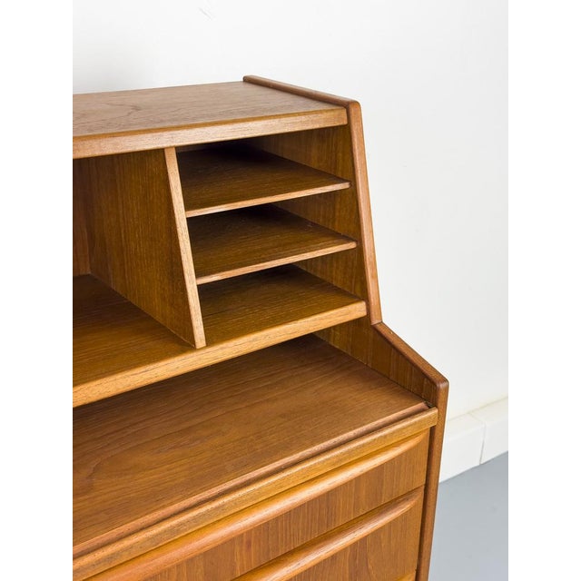 Teak Secretary Desk from Chr. Møller, 1960s For Sale - Image 4 of 18