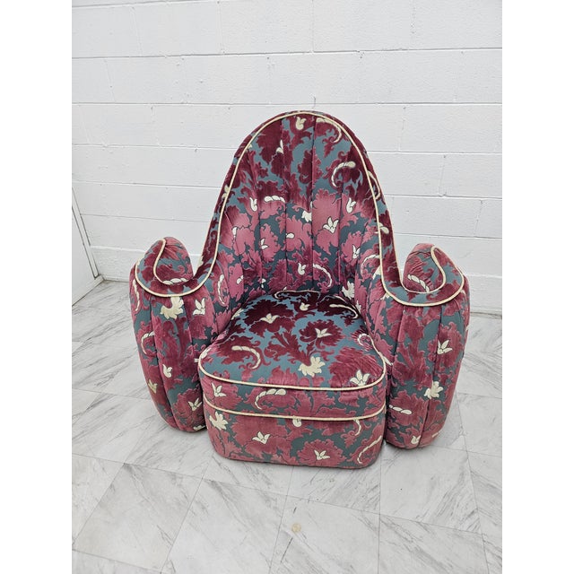 The Queens Chair Attributed to Pace Collection Company For Sale - Image 17 of 18