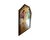 Postmodern Vintage Mid Century Wall Mirror 1980s Postmodern Windsor Gold Frame For Sale - Image 3 of 11