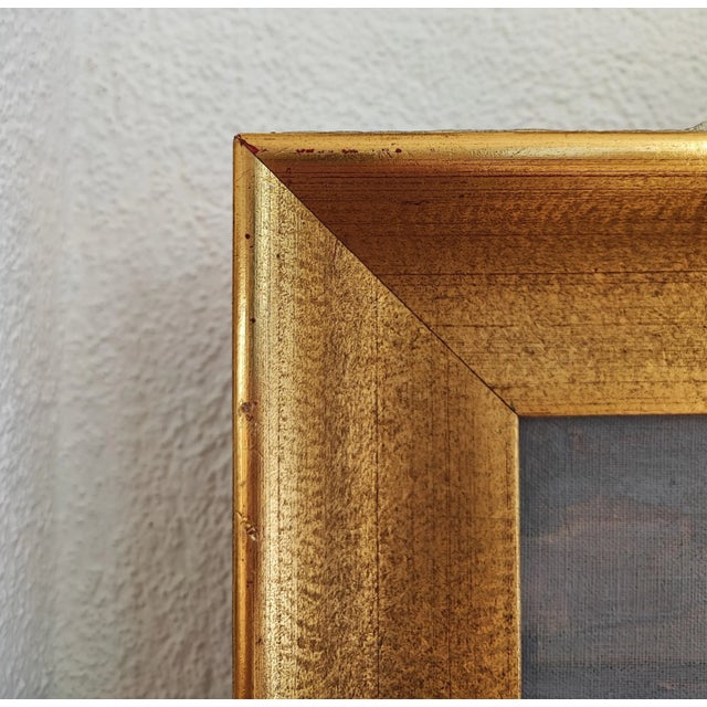 Joseph Mégard, Ferme et marais au pied du Salève, Oil on Canvas, Framed For Sale - Image 8 of 11