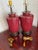 Late 20th Century Oxblood Red Glazed Ceramic Table Lamps, a Pair For Sale - Image 10 of 12