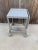 Industrial 1930's Industrial Steel Rolling Gray Metal Table For Sale - Image 3 of 5