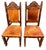 Spanish 1950s Set of 6 Spanish Renaissance Revival Dining Chairs, Two Arm Chairs, Four Side Chairs For Sale - Image 3 of 15