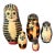 Hand-Painted Folk Art Cat and Mouse Nesting Dolls - Set of 5 For Sale