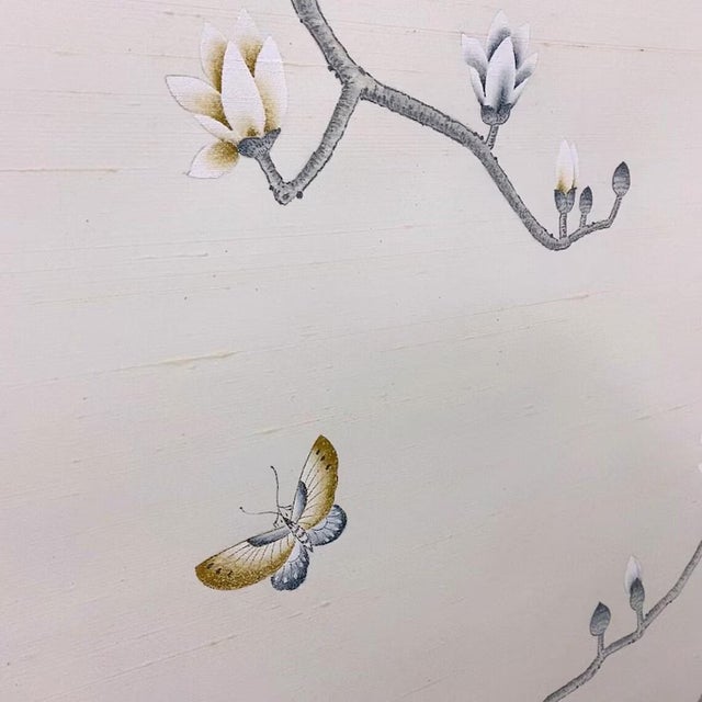 Wall artwork material: Dupion silk Handicrafts: hand-painted Unframed panel Size: W31" x H51" / panel Price: list price...