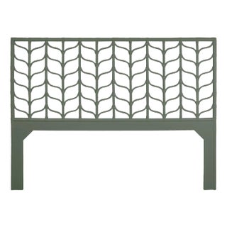 Ivy Headboard King, Evergreen For Sale