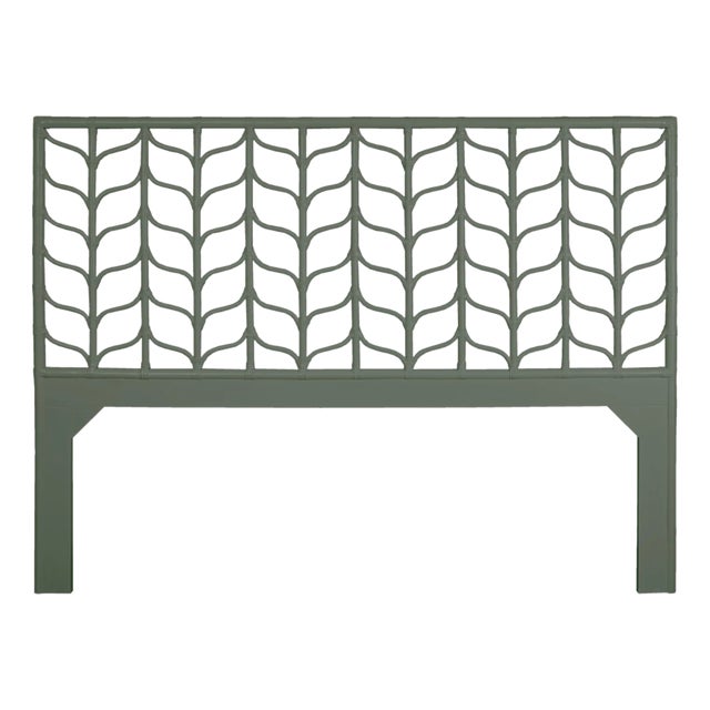 Ivy Headboard King, Evergreen For Sale