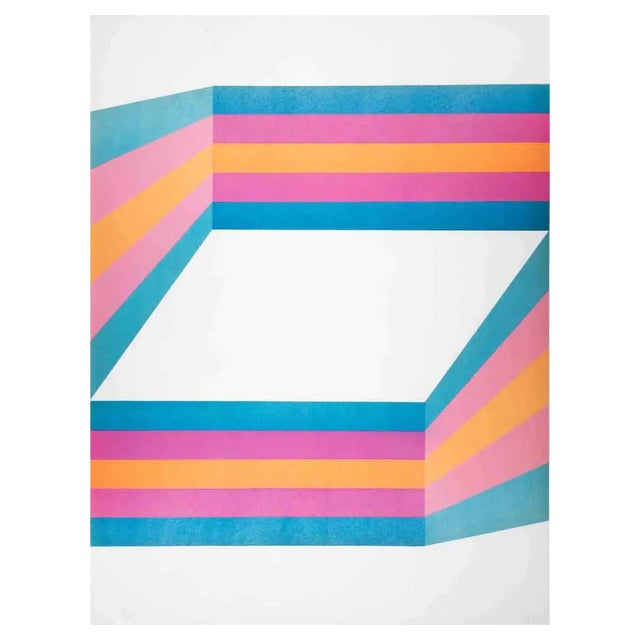 Renato Livi, Perspective, Lithograph, 1971 For Sale