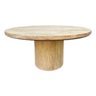 Vintage Krista Round Pedestal Dining Table For Sale