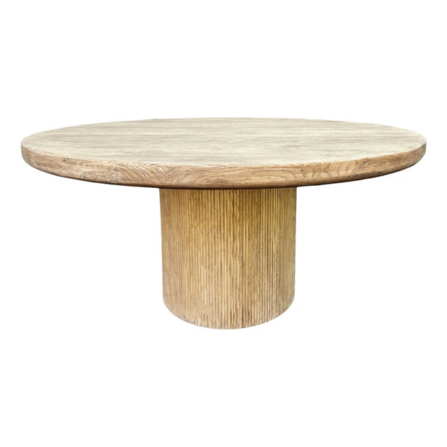 Vintage Krista Round Pedestal Dining Table For Sale