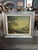 Lake Landscape with Farmhouses, 1950s, Oil on Canvas, Framed For Sale - Image 8 of 8