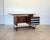 1960s desk by Enzo Strada for Fratelli Tenani, teak and iron frame, Formica top, minor signs of wear, repainting the wood...