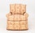 Late 20th Century Toile De Jouy Upholstered Club Chair and Ottoman For Sale - Image 5 of 13