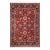 Shabby Chic 1990's Floral Pak-Persian Red/Blue Wool Rug - 9'0'' X 12'5'' For Sale