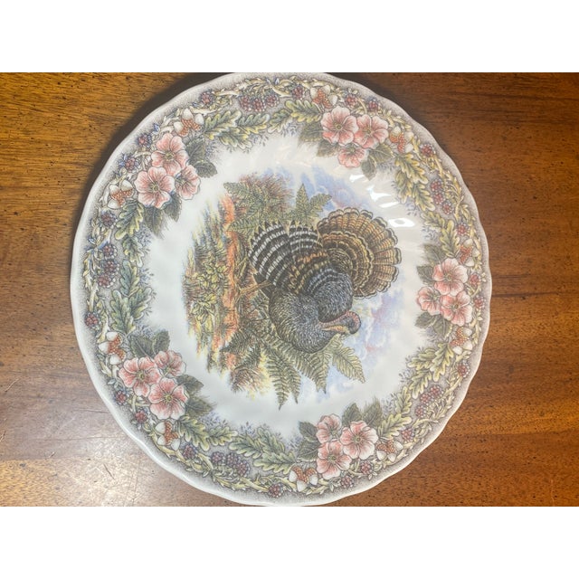2 Churchill China Thanksgiving 8” Plates For Sale In Boston - Image 6 of 12