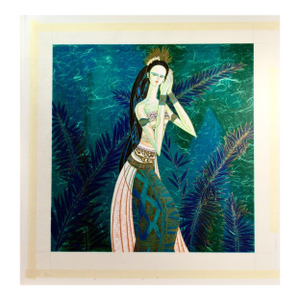 Ting Shao Kuang Bali Princess (Variant Green) 1996 Reproduction Print