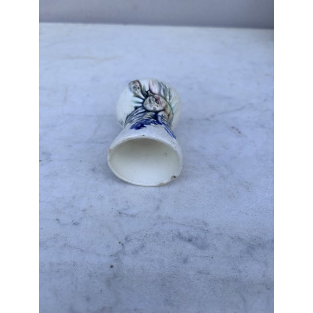 Majolica Egg Cup Wasmuel, Circa 1890 For Sale - Image 4 of 4