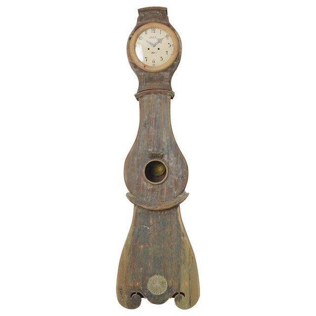 Antique Long Case Clock in Rococo Style, 1800s For Sale - Image 10 of 10