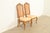 Thomasville French Provincial Louis XV Carved Walnut and Cane Back Side Chairs or Dining Chairs, Pair For Sale - Image 14 of 14
