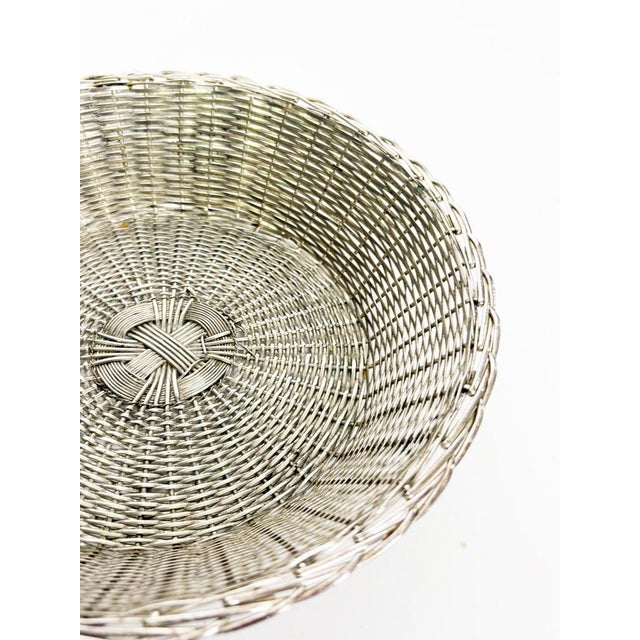 Metal Metal Bread Basket, France, 1970s For Sale - Image 7 of 12