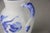 Vintage MCM Royal Copenhagen Blue Flowers Curved Large Sugar Bowl & Creamer Set For Sale - Image 10 of 12